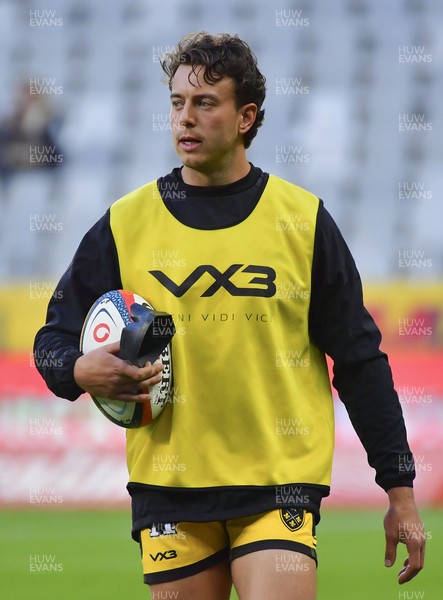 100525 - DHL Stormers v Dragons RFC - United Rugby Championship - Dragons RFC players warming up