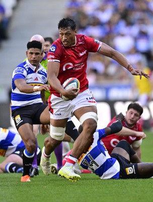 241026 - DHL Stormers v Scarlets - United Rugby Championship Quarter Final - Sam Lousi of the Scarlets