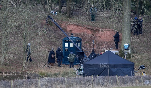 280218 - Picture shows Doctor Who Filming near Monmouth, South Wales