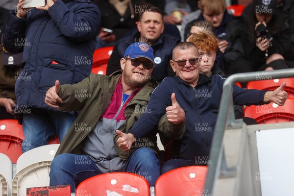 280226 - Doncaster Rovers v Cardiff City - Sky Bet League 1 - Cardiff Fans pre match