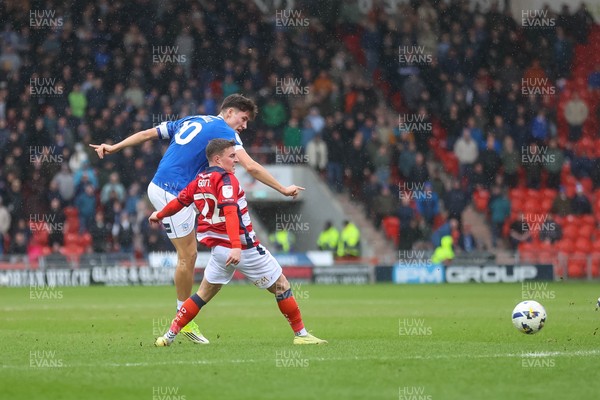 280226 - Doncaster Rovers v Cardiff City - Sky Bet League 1 - Robin Colwill shoots 