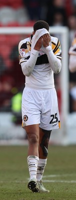 010325 - Doncaster Rovers v Newport County - Sky Bet League 2 - Kyle Jameson of Newport County after the match