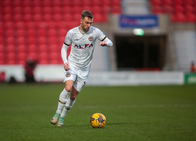 130124 - Doncaster Rovers v Newport County - Sky Bet League 2 - Scott Bennett of Newport