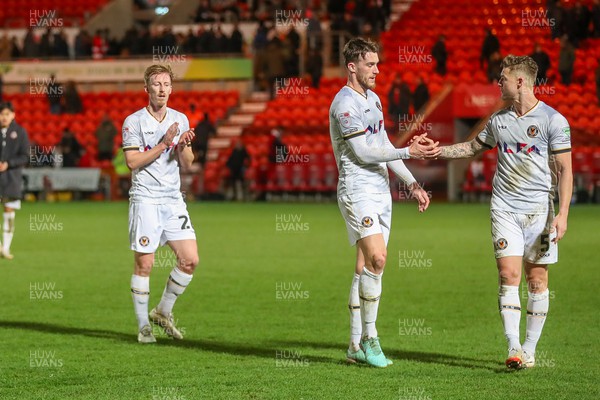 130124 - Doncaster Rovers v Newport County - Sky Bet League 2 - players reaction at full time 