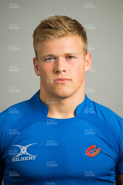 260814 - Newport Gwent Dragons Academy Squad Portraits - Barney Nightingale