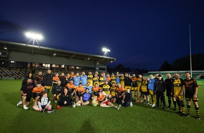 130526 - Dragons Allstars v Torfaen Tigers, Mixed Ability Rugby - Dragons Allstars and Torfaen Tigers take part in the first of a new mixed ability hybrid match consisting of a half of mixed ability rugby union and a second half of rugby league