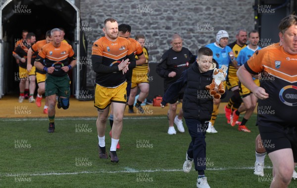 130526 - Dragons Allstars v Torfaen Tigers, Mixed Ability Rugby - Dragons Allstars and Torfaen Tigers take part in the first of a new mixed ability hybrid match consisting of a half of mixed ability rugby union and a second half of rugby league