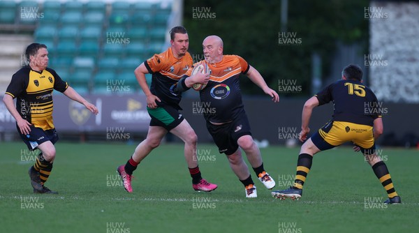130526 - Dragons Allstars v Torfaen Tigers, Mixed Ability Rugby - Dragons Allstars and Torfaen Tigers take part in the first of a new mixed ability hybrid match consisting of a half of mixed ability rugby union and a second half of rugby league