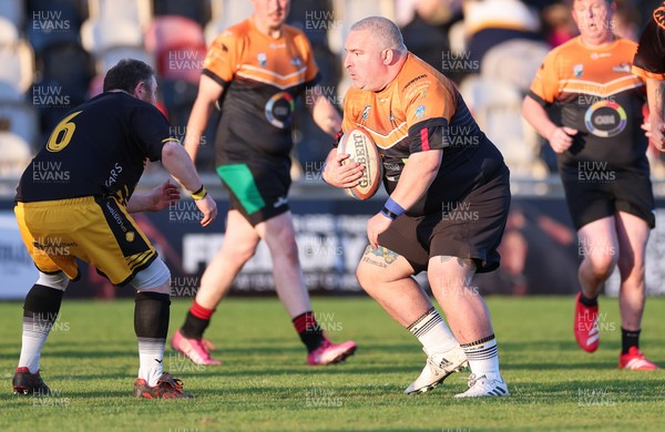 130526 - Dragons Allstars v Torfaen Tigers, Mixed Ability Rugby - Dragons Allstars and Torfaen Tigers take part in the first of a new mixed ability hybrid match consisting of a half of mixed ability rugby union and a second half of rugby league