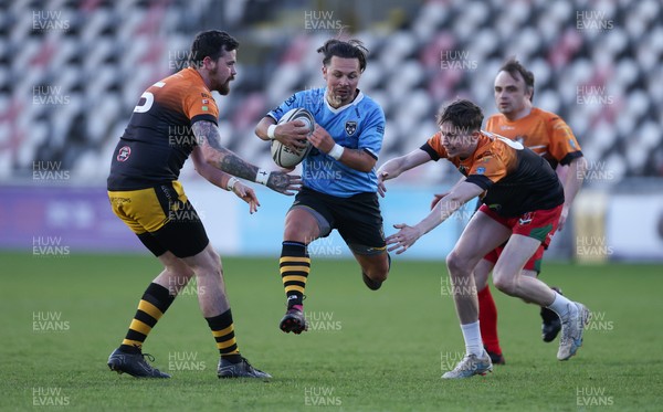 130526 - Dragons Allstars v Torfaen Tigers, Mixed Ability Rugby - Dragons Allstars and Torfaen Tigers take part in the first of a new mixed ability hybrid match consisting of a half of mixed ability rugby union and a second half of rugby league
