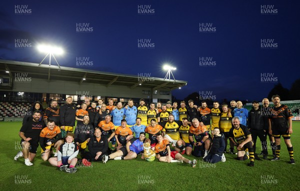 130526 - Dragons Allstars v Torfaen Tigers, Mixed Ability Rugby - Dragons Allstars and Torfaen Tigers take part in the first of a new mixed ability hybrid match consisting of a half of mixed ability rugby union and a second half of rugby league
