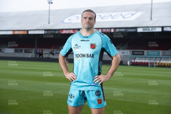 280920 -  Jamie Roberts wearing the Dragons away jersey for the 2020/2021 season