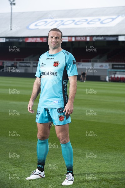 280920 -  Jamie Roberts wearing the Dragons away jersey for the 2020/2021 season