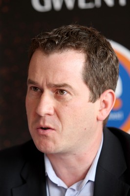 23.07.08 - Newport Gwent Dragons Kit and player announcement. Dragons Chief Executive Gethin Jenkins 