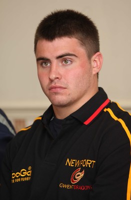 17.07.07.. Newport Gwent Dragons, new signings Dragons new signing Gareth McCarthy 