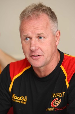 17.07.07.. Newport Gwent Dragons, new signings Dragons coach Paul Turner 