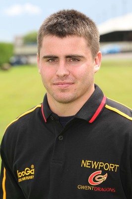 17.07.07.. Newport Gwent Dragons, new signings Dragons new signing Gareth McCarthy 