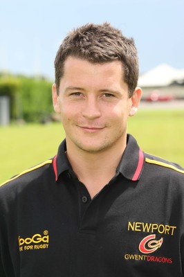 17.07.07.. Newport Gwent Dragons, new signings Dragons new signing Rhodri Davies 