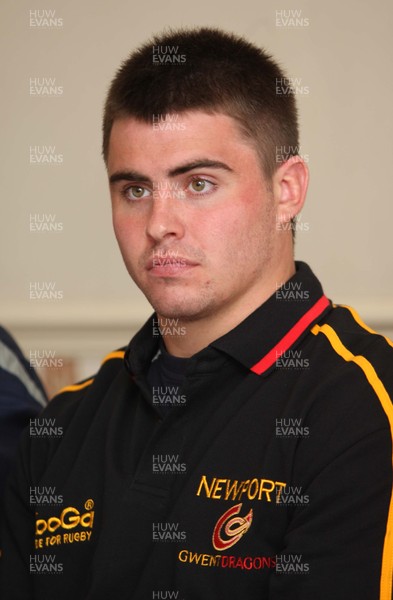 17.07.07.. Newport Gwent Dragons, new signings Dragons new signing Gareth McCarthy 