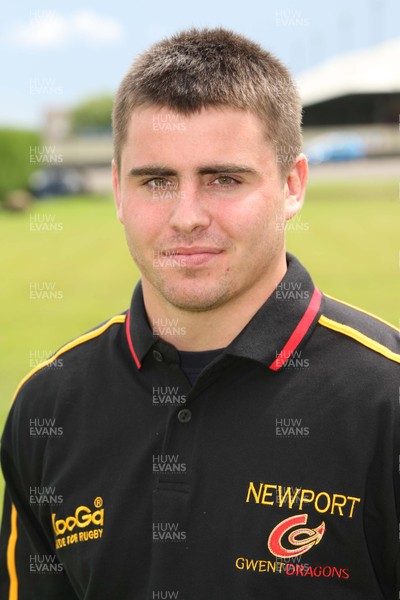 17.07.07.. Newport Gwent Dragons, new signings Dragons new signing Gareth McCarthy 