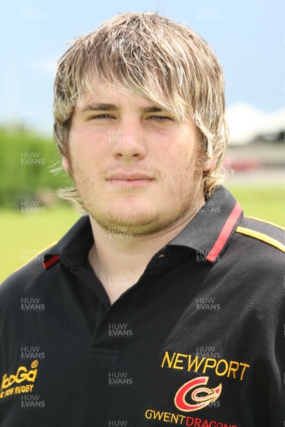 17.07.07.. Newport Gwent Dragons, new signings Dragons new signing Hugh Gustafson 
