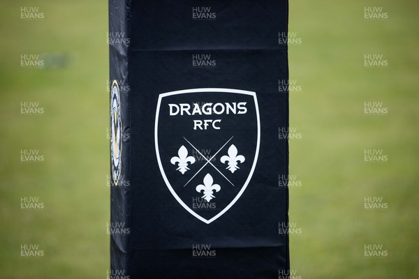 270622 - Picture shows the new rebranding for Dragons RFC at Rodney Parade