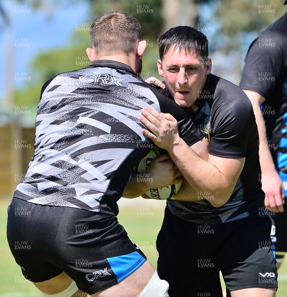 071222 - Dragons RFC Training at Western Province Rugby High Performance Centre in Cape Town - Sam Davies