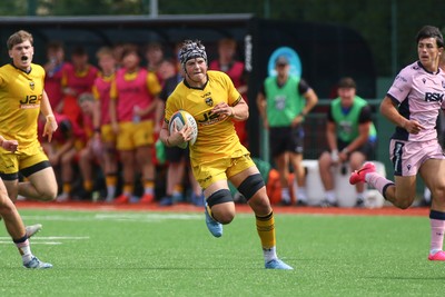 160826 - Dragons RFC U18 v Cardiff Rugby U18 - WRU Regional Age Grade Championship - Gethin Tudball of Dragons