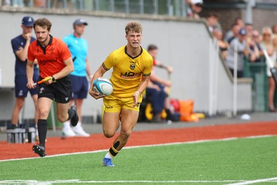 160826 - Dragons RFC U18 v Cardiff Rugby U18 - WRU Regional Age Grade Championship - Rhys Dyer of Dragons
