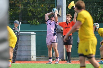 160826 - Dragons RFC U18 v Cardiff Rugby U18 - WRU Regional Age Grade Championship - Cieron Savage of Cardiff