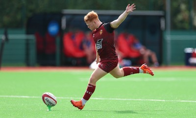 060926 - Dragons RFC U18 v RGC U18, WRU Regional Age Grade Championship - Eneas Parry Fink of RGC kicks a conversion