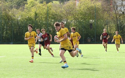 060926 - Dragons RFC U18 v RGC U18, WRU Regional Age Grade Championship - George Bradbury of Dragons races in to score try