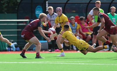 060926 - Dragons RFC U18 v RGC U18, WRU Regional Age Grade Championship - Jack Williams of Dragons races in to score try