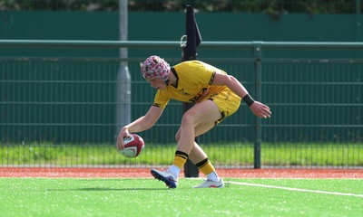 060926 - Dragons RFC U18 v RGC U18, WRU Regional Age Grade Championship - Jack Williams of Dragons races in to score try