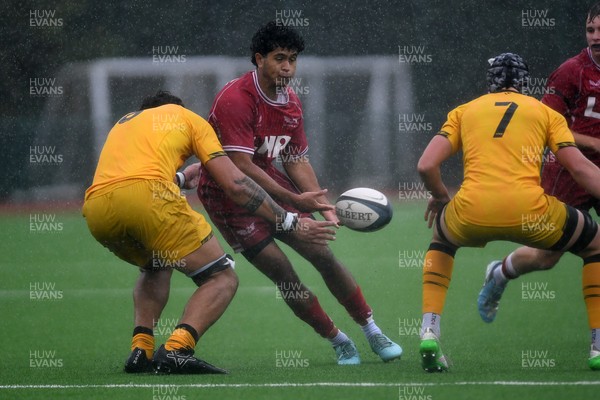 140925 - Dragons RFC U18 v Scarlets U18 - Jayden Brown of Scalets