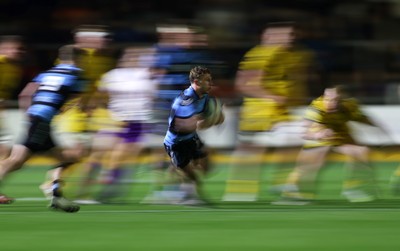 171025 - Dragons RFC v Cardiff Rugby - United Rugby Championship - Tom Bowen of Cardiff 
