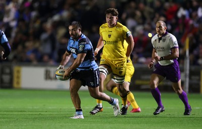 171025 - Dragons RFC v Cardiff Rugby - United Rugby Championship - Liam Belcher of Cardiff 