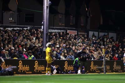 171025 - Dragons RFC v Cardiff Rugby - United Rugby Championship - Fans on the terrace