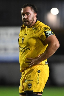 171025 - Dragons RFC v Cardiff Rugby - United Rugby Championship - Rob Hunt of Dragons