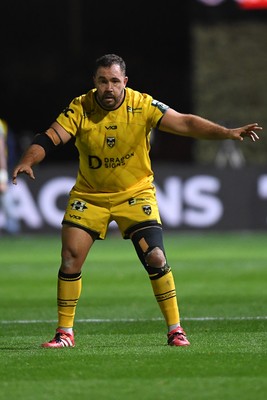 171025 - Dragons RFC v Cardiff Rugby - United Rugby Championship - Rob Hunt of Dragons