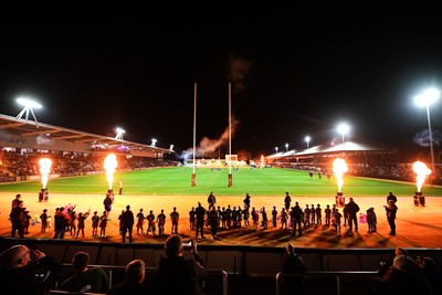 171025 - Dragons RFC v Cardiff Rugby - United Rugby Championship - General view of Rodney Parade