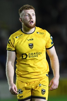 171025 - Dragons RFC v Cardiff Rugby - United Rugby Championship - Aneurin Owen of Dragons