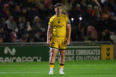171025 - Dragons RFC v Cardiff Rugby - United Rugby Championship - Harri Ackerman of Dragons