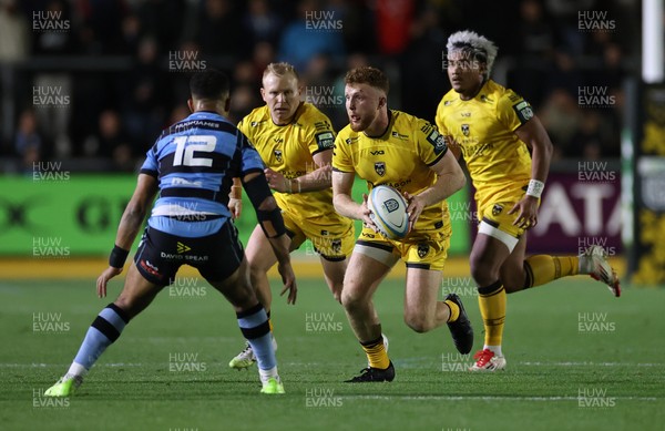 171025 - Dragons RFC v Cardiff Rugby - United Rugby Championship - Aneurin Owen of Dragons 