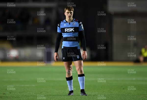 171025 - Dragons RFC v Cardiff Rugby - United Rugby Championship - Jacob Beetham of Cardiff 