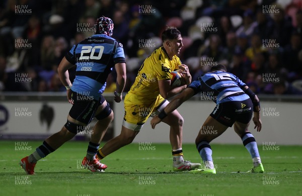 171025 - Dragons RFC v Cardiff Rugby - United Rugby Championship - Harri Ackerman of Dragons 