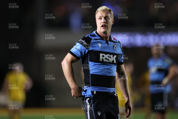 171025 - Dragons RFC v Cardiff Rugby - United Rugby Championship - Johan Mulder of Cardiff 