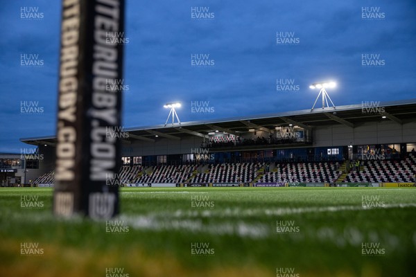 171025 - Dragons RFC v Cardiff Rugby - United Rugby Championship - General View of Rodney Parade
