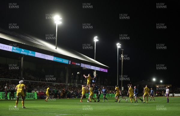 171025 - Dragons RFC v Cardiff Rugby - United Rugby Championship - General View of Rodney Parade