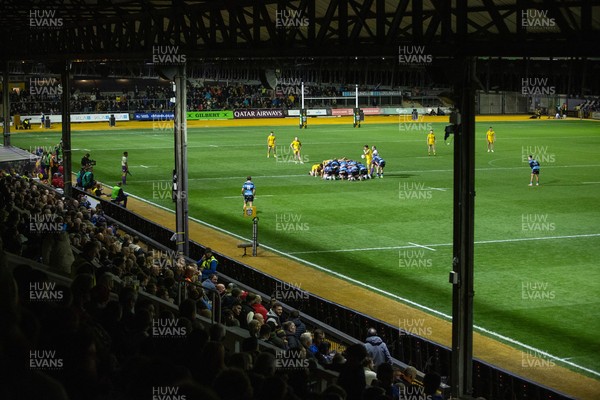 171025 - Dragons RFC v Cardiff Rugby - United Rugby Championship - General View of Rodney Parade